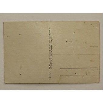 Почтовая открытка генерала горнострелковых частей Вермахта. Espenlaub militaria